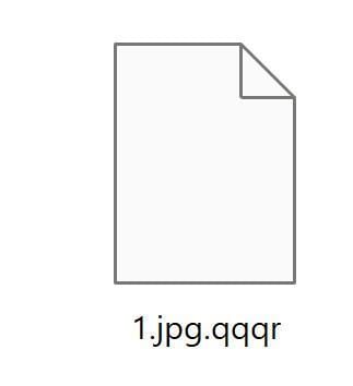 Image: QQQR files encrypted