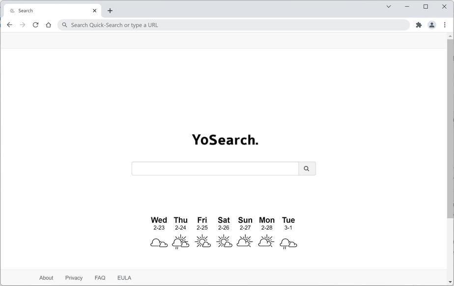 How to Remove YoSearch.co Redirect (Virus Removal Guide) 1 Image: YoSearch.co browser hijacker