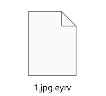 Image: EYRV Ransomware Encrypted Files