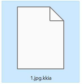 Image: KKIA Ransomware Encrypted Files