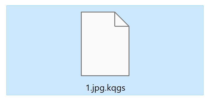 Image: KQGS files encrypted