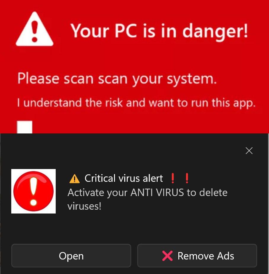 Pidgin Frem krone How To Remove "Your PC Is In Danger!" Fake Alerts