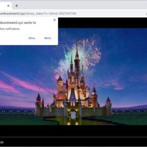 Image: Chrome browser is redirected to Columbusstream2.xyz