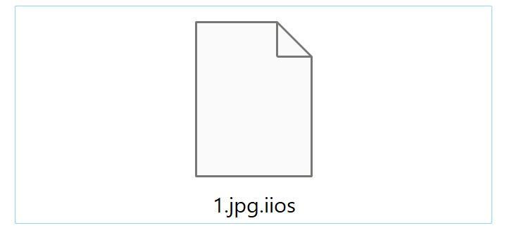 Image: IIOS files encrypted