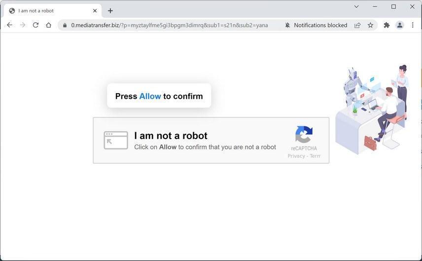 Image: Mediatransfer.biz browser hijacker