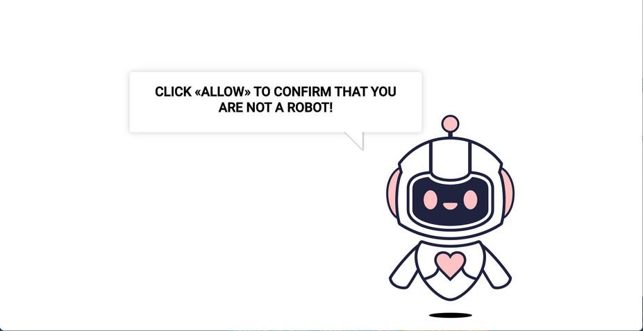 Image: Chrome browser is redirected to Are-you-human.digitalpush.org