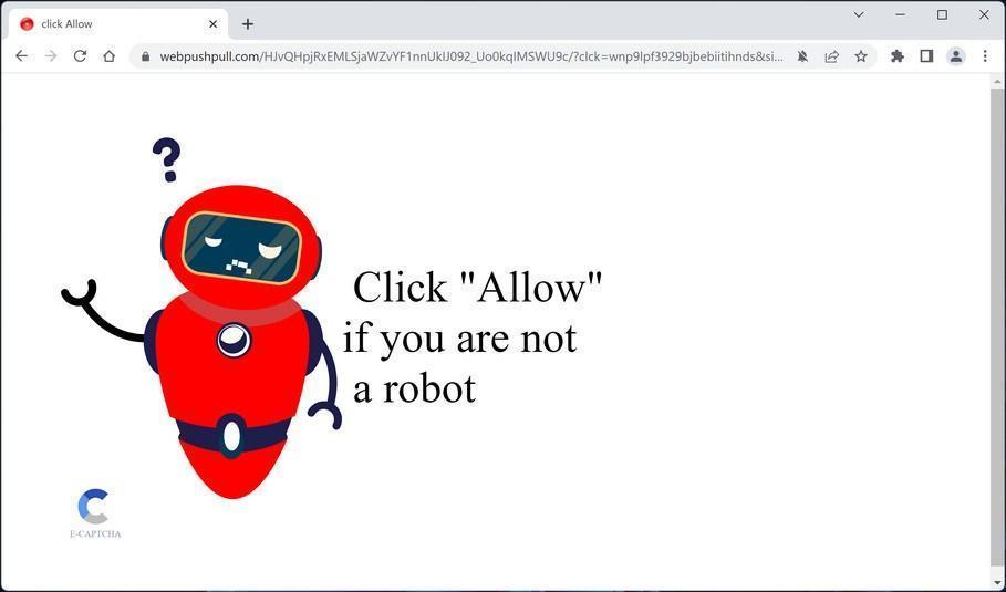 How to Remove Webpushpull.com Pop-up Ads (Virus Removal Guide) 1 Image: Chrome browser is redirected to Webpushpull.com