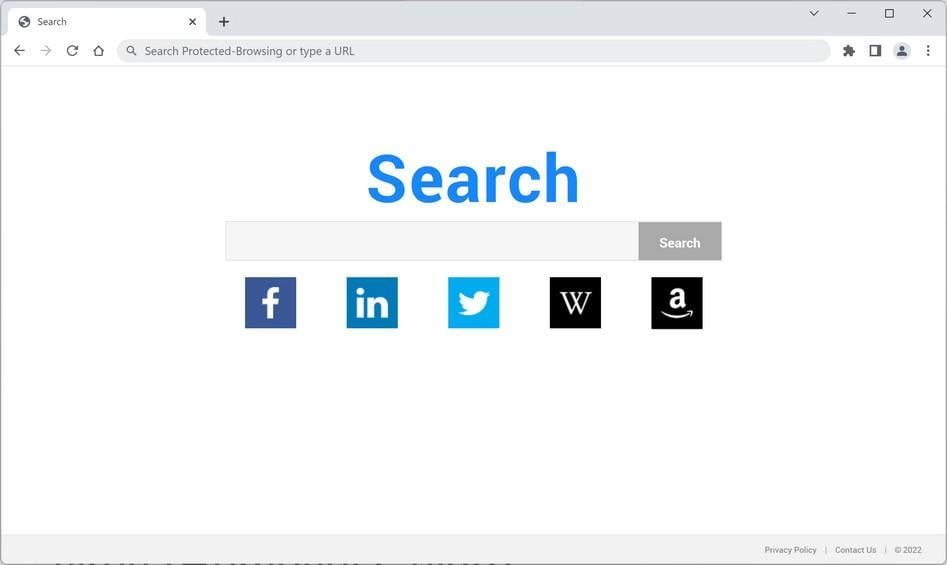 Image: Gateway-search.net browser redirect