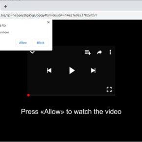 Image: Chrome browser is redirected to Se27.biz