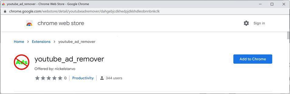 How to Remove Youtube_Ad_Remover Adware (Virus Removal Guide) 1 Image: Youtube_Ad_Remover Chrome extension