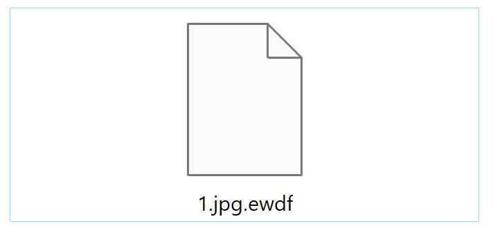 Image: EWDF Ransomware Encrypted Files