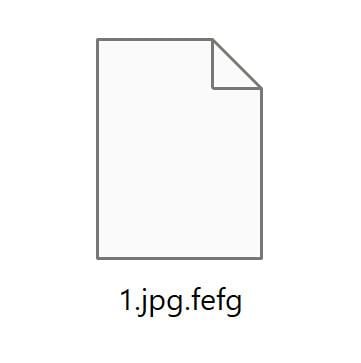 Image: FEFG Ransomware Encrypted Files