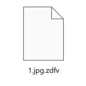 Image: ZDFV Ransomware Encrypted Files