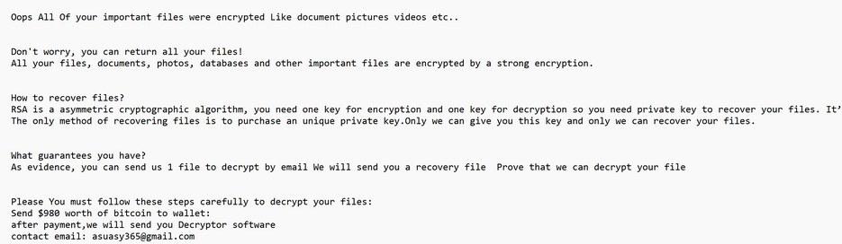 Image: lXXwXXXNQ ransomware