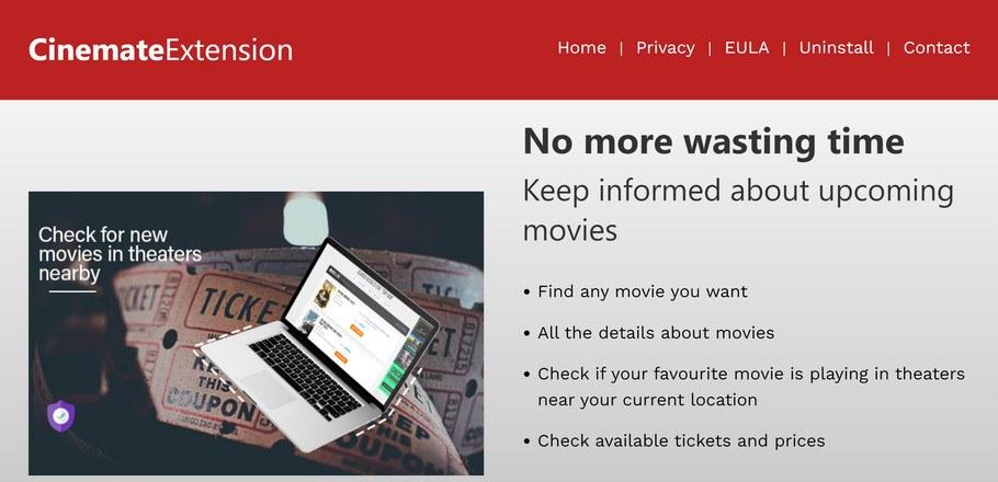 Image: Cinemate Chrome extension
