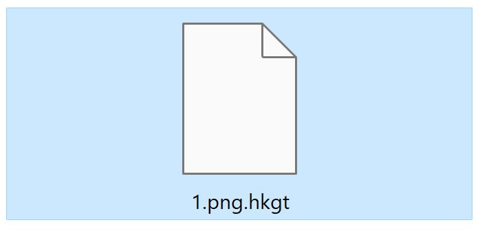Image: HKGT Ransomware Encrypted Files