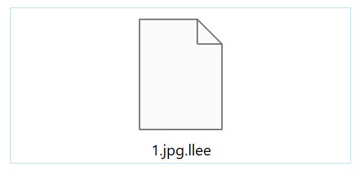Image: LLEE Ransomware Encrypted Files