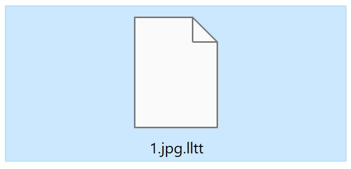 Image: LLTT Ransomware Encrypted Files