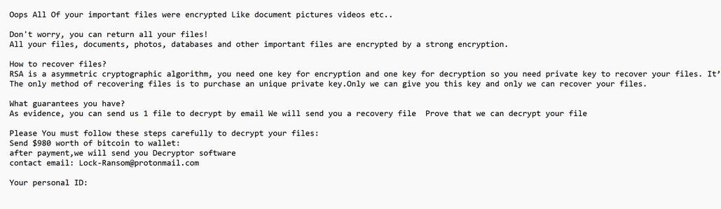 Image: ZareuS ransomware