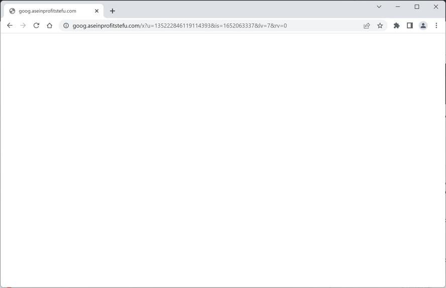Image: Aseinprofitstefu.com browser redirect