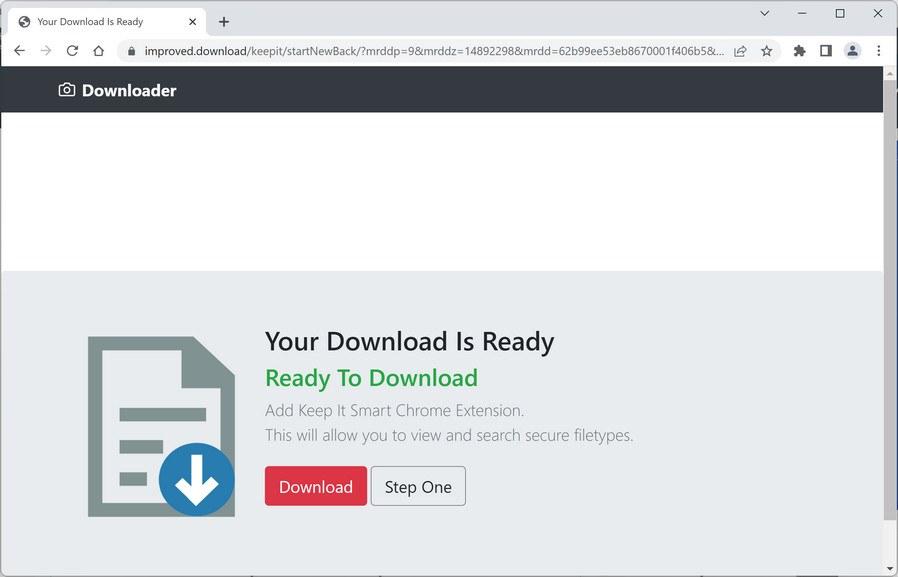 Image: Improved.download browser redirect