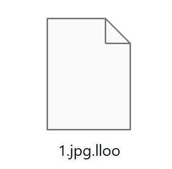 Image: LLOO Ransomware Encrypted Files