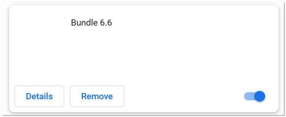 Image: Bundle 6.6 Chrome extension