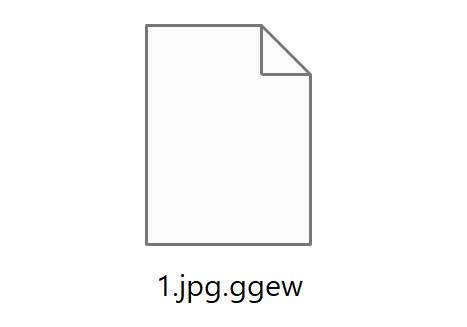 Image: GGEW Ransomware Encrypted Files