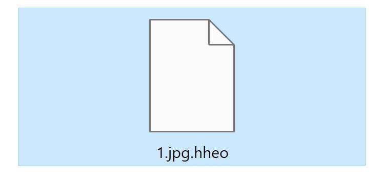 Image: HHEO Ransomware Encrypted Files