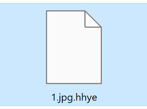 Image: HHYE Ransomware Encrypted Files