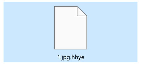 Image: HHYE Ransomware Encrypted Files