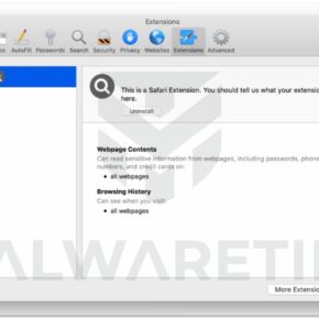 Image: PrimeAurora Mac browser hijacker