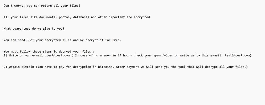 Image: Sakura ransomware