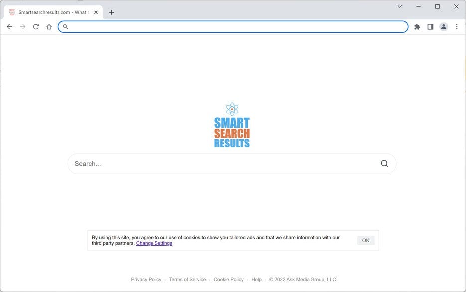 Image: Smartsearchresults.com browser redirect