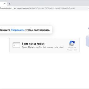 Image: Chrome browser is redirected to News-mevicu.cc