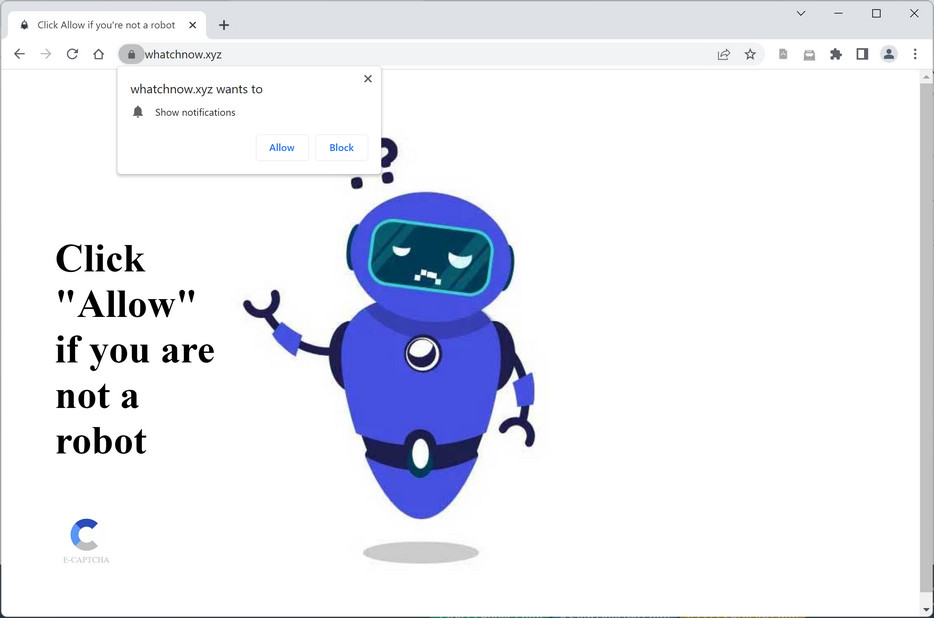 Image: Chrome browser is redirected to Whatchnow.xyzImage: Chrome browser is redirected to Whatchnow.xyz