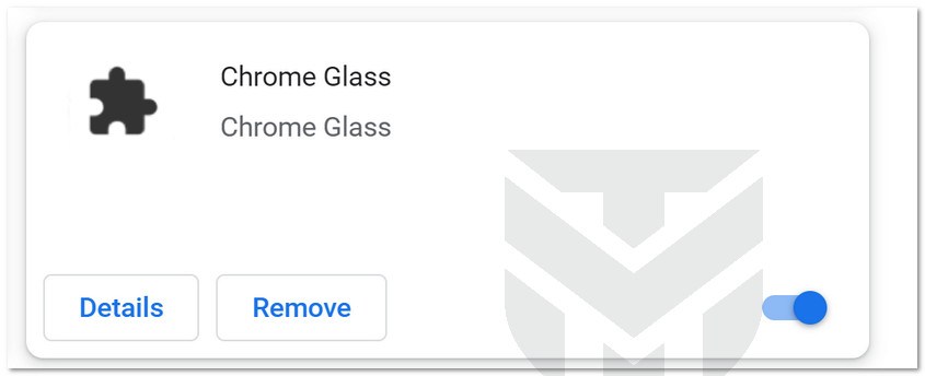 Image: Chrome Glass malware extension