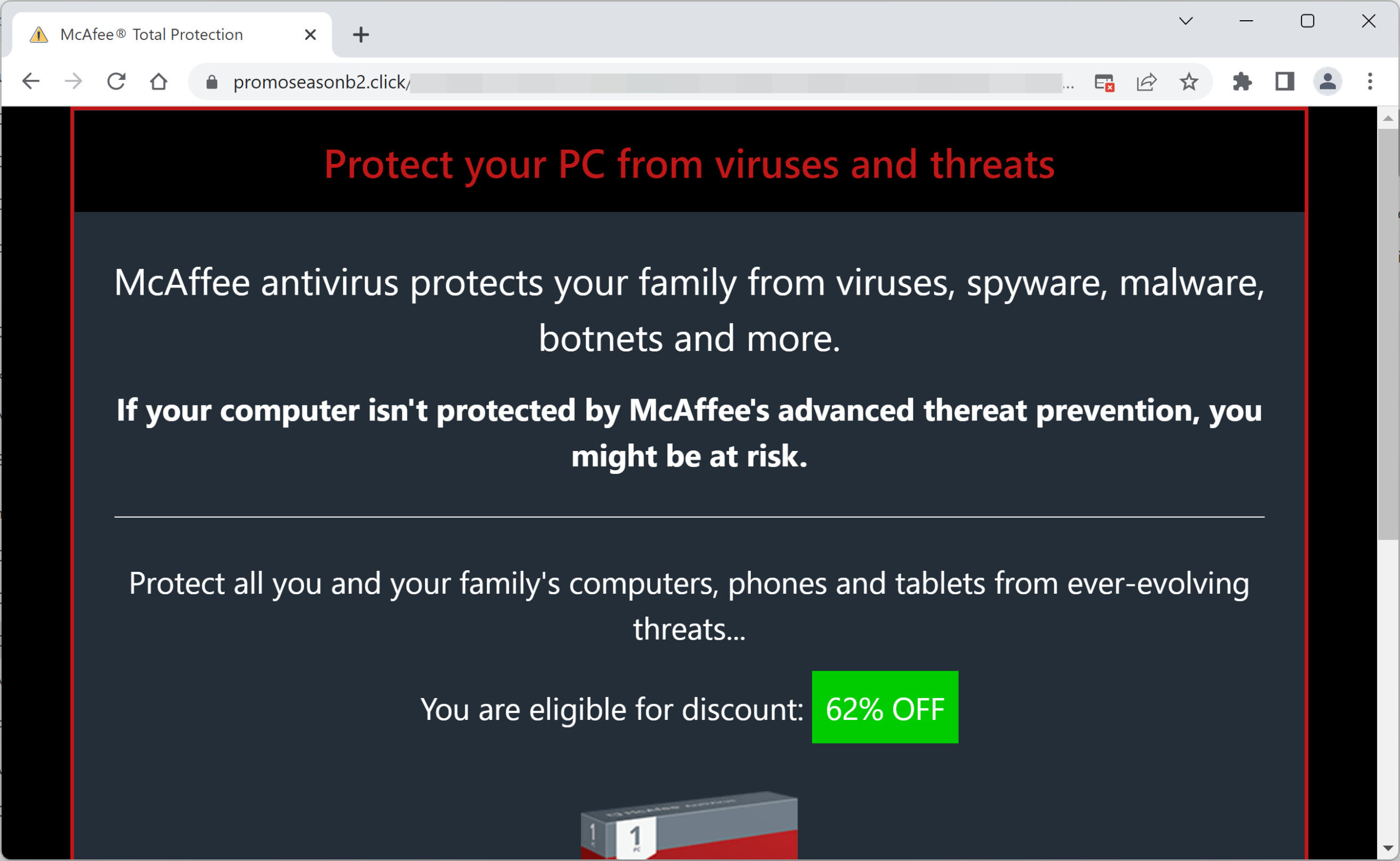 Image: Promoseasonb2.click Ads