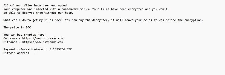 Image: Ransomcrow ransomware