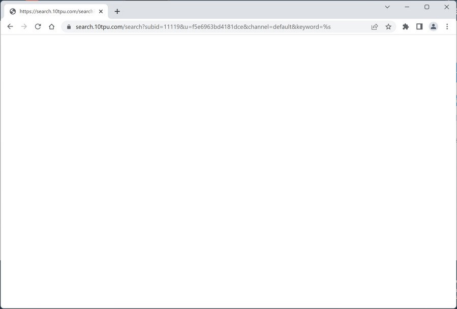 Image: Search.10tpu.com browser redirect