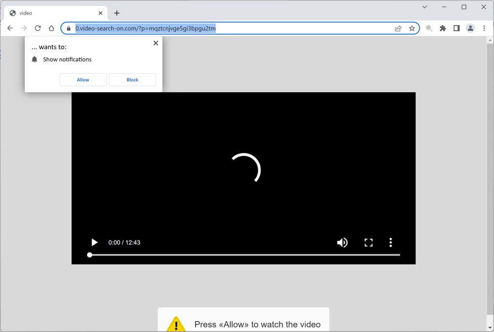 Remove Video-search-on.com Ads (Virus Removal Guide) 1 Image: Video-search-on.com Ads