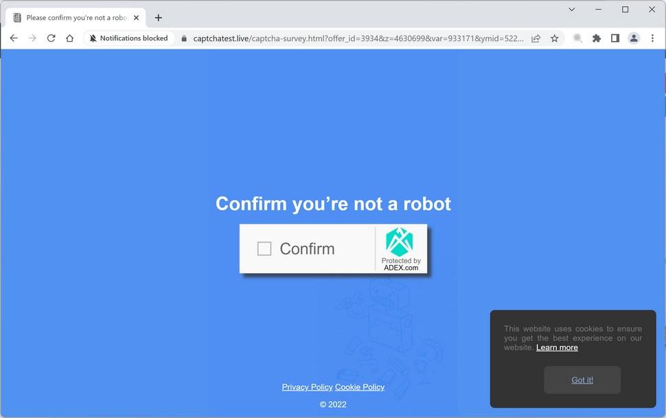 Remove Captchatest.live Ads (Virus Removal Guide) 1 Image: Captchatest.live Ads