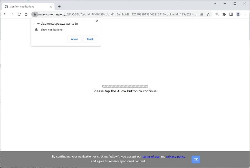Remove Ukentaspe.xyz Ads (Virus Removal Guide) 1 Image: Ukentaspe.xyz Ads
