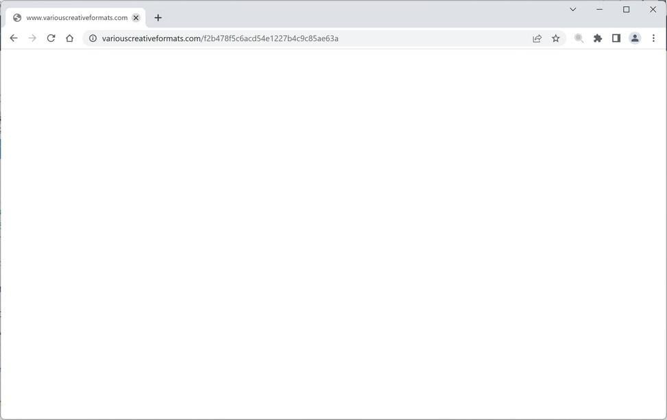 Remove Variouscreativeformats.com Ads (Virus Removal Guide) 1 Image: Variouscreativeformats.com Ads