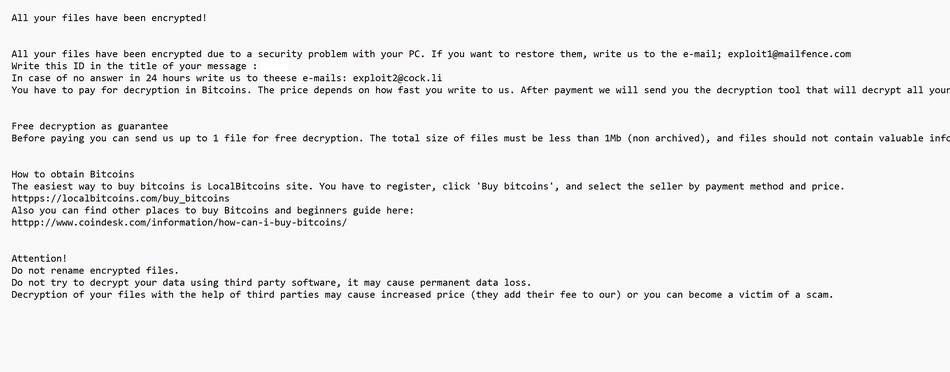 Image: CRPT ransomware