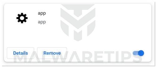 Image: APP Chrome extension