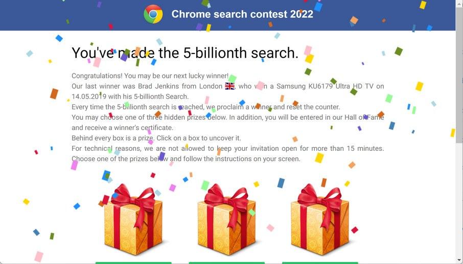 Image: Chrome browser is redirected to Findshortsmall.com