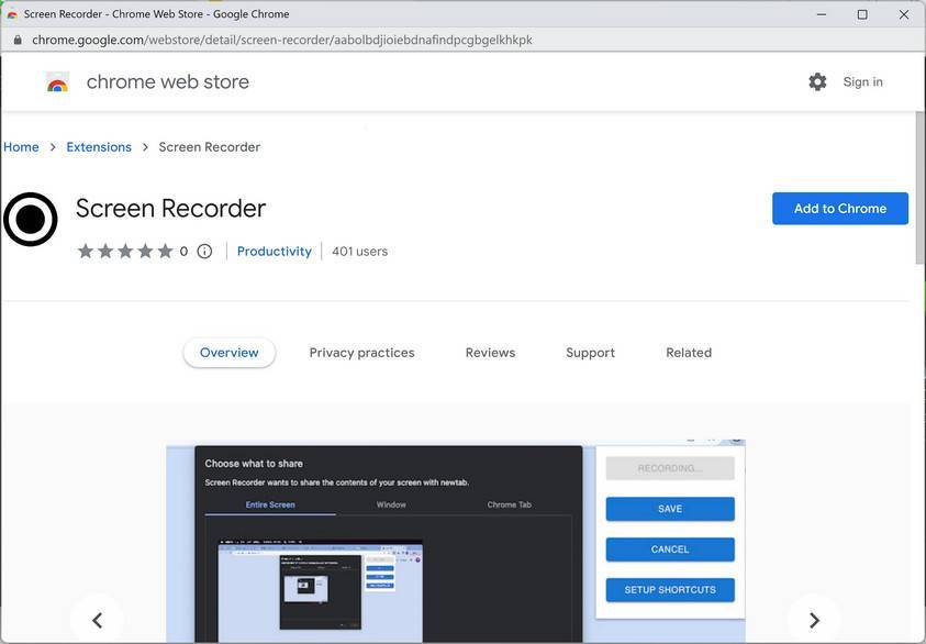 unlimited screen recorder chrome extension