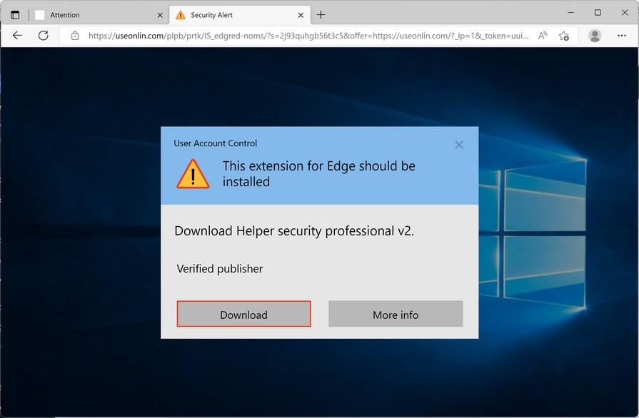 This Extension For Edge Should Be Installed Fake Alerts