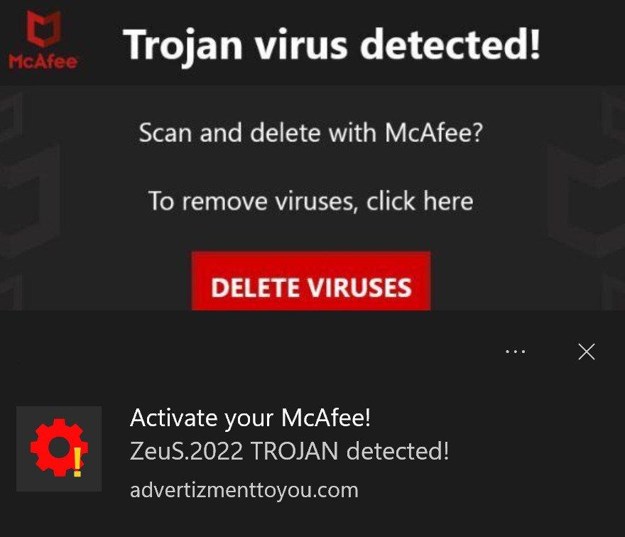 ImageL Trojan Virus Detected fake alert